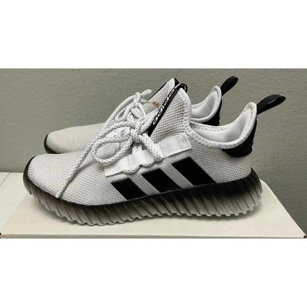 Adidas Running Shoes KAPTIR 3.0‎ White Black Grey Sneakers IE6624 Men's Size 12